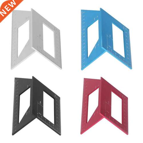 1 pc 45 /90 Degree T Angle Gauge Straight Ruler 3D Mitre Deg