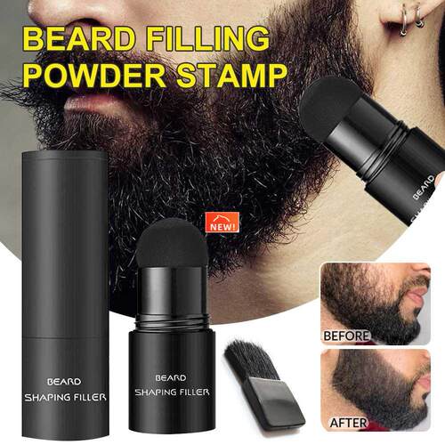 Beard Filler Beard Hair Filler Powder Stamp Waterproof Musta