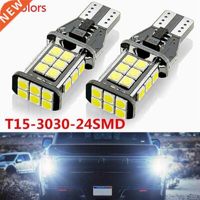 2PCS New T15 W16W WY16W Super Bright LED Car Tail Brake Bulb
