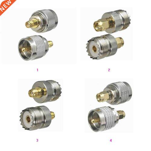 1pcs Connector Adapter SMA to UHF PL259 SO239 Male Plug &amp