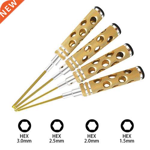 4Pcs Hex Screw Driver Tools Kit Set 适用于 RC Helic