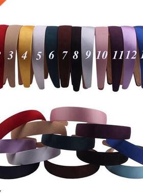 Vntage Satn Headband Har Ornaments Bezel Turban Grls Hea