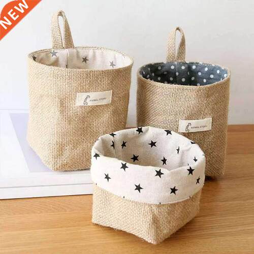 Home Decor Hanging Wall Pocket Storage Basket Small Sack Su