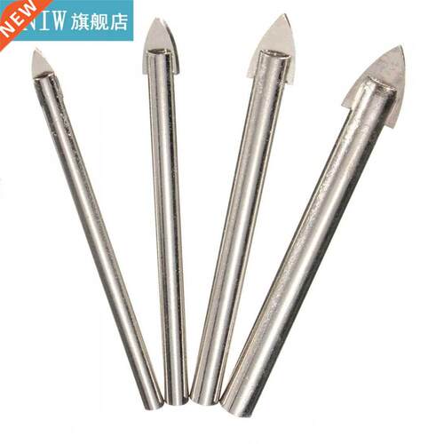 4pcs/lot Silver Hard alloy Triangle Tip Drill Bits Carbide T