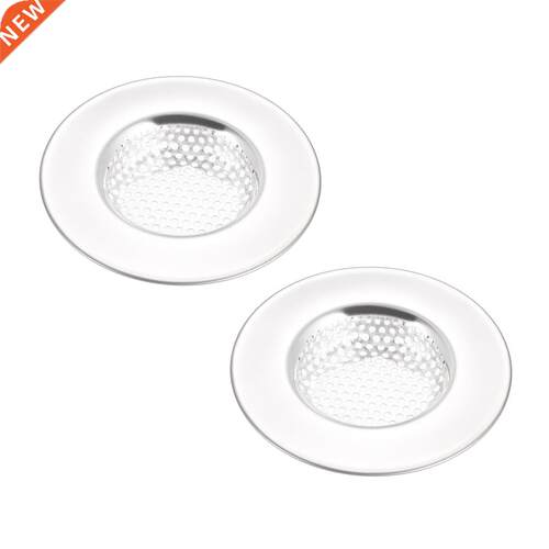 2 Pcs Kitchen Sink Garbage Strainer 1.65 Inch Stainless Stee
