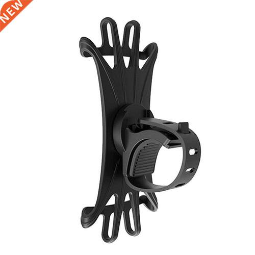 Bicycle Mobile Phone Holder Rotating Silicone Bicycle Phone