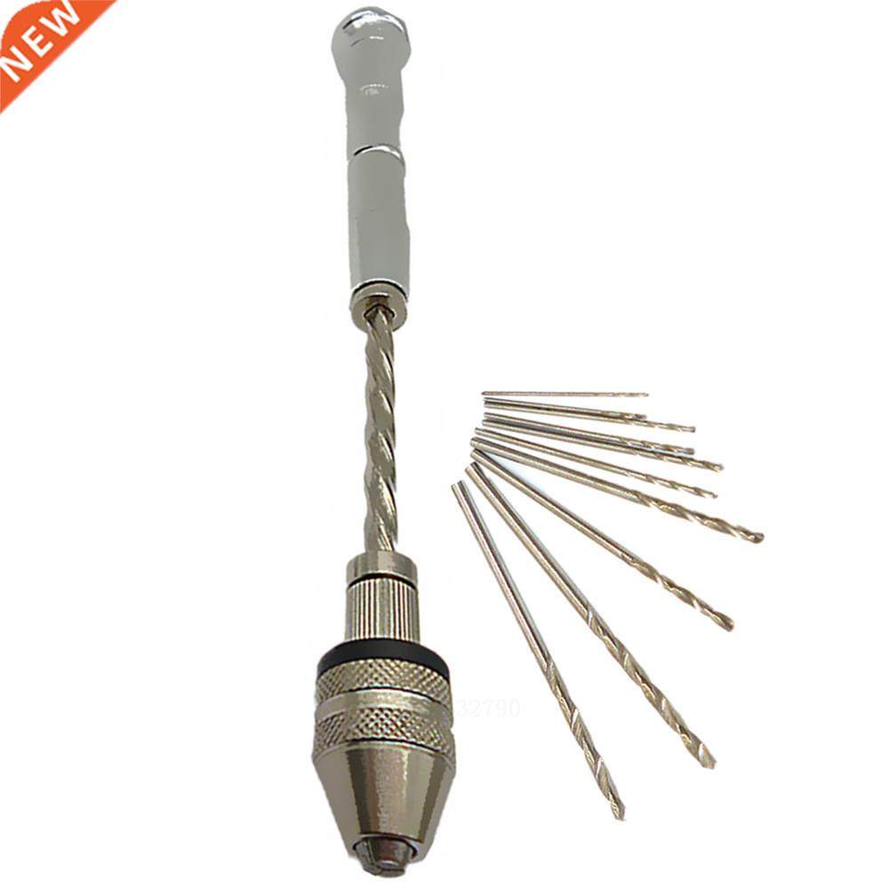 10pc Micro Mini Hss Twist Drill Bit Set 0.6mm-2mm Rotary Too