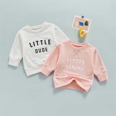 Brother Sister Long Sleeves Pullover Fashion Letter Print Sw