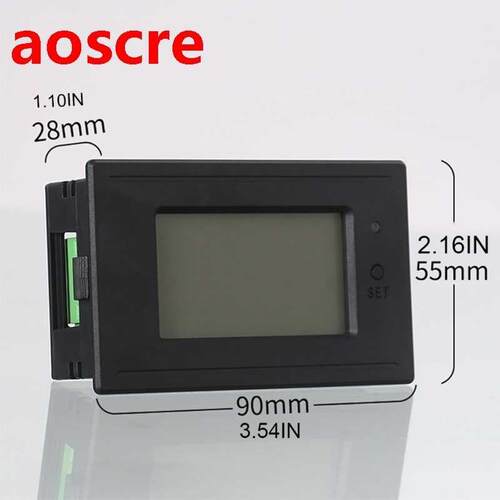 Mini Digital Voltmeter Ammeter AC Panel Amp Voltage Panel Me