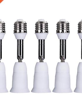 E27 to E27 Extend Extension Base Light Lamp Adapter Converte
