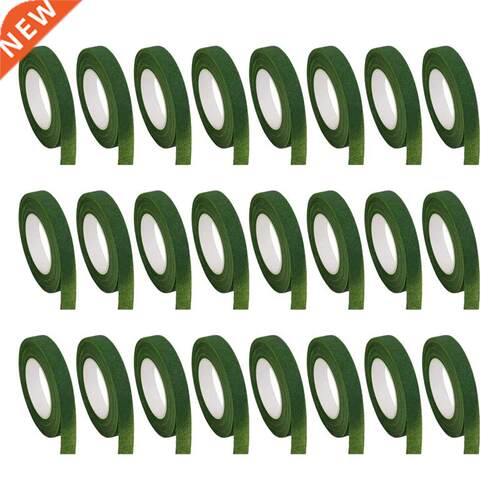 24 Rolls Floral Tape Florist Paper Stem Wrap Tape for Bouque