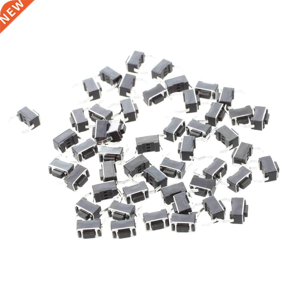 50x Momentary Tact Tactile Button Switch 2 Pin DIP Through H
