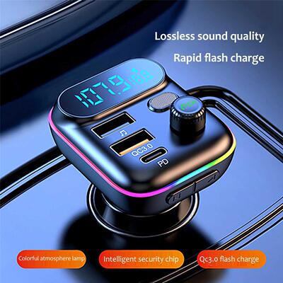 Car Mp3 Player Bluetooth Fm Transmitter Mobile Phone Charger