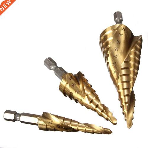 3 tlg HSS Drll Set 4-12mm/ 4-20mm/ 4-32mm