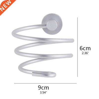 Hair Dryer Holder Wall Mount Blower Spiral Stand Organizer S