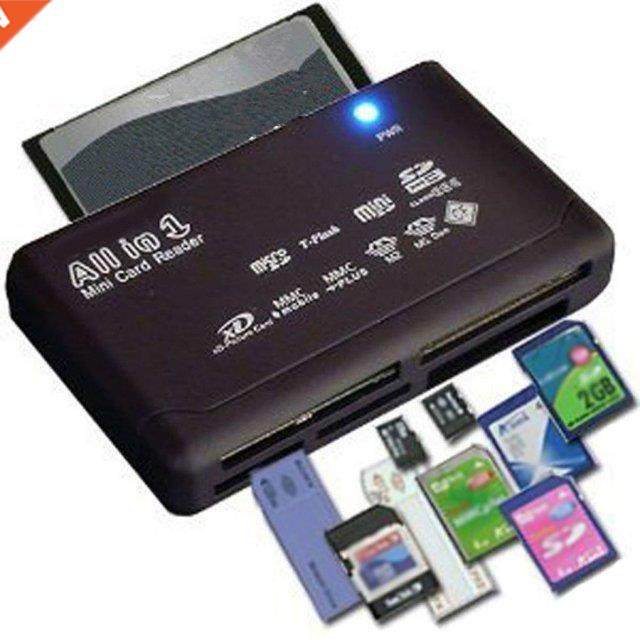 2pc Mini Memory Cardreader All in One Card Reader USB 2.0 48