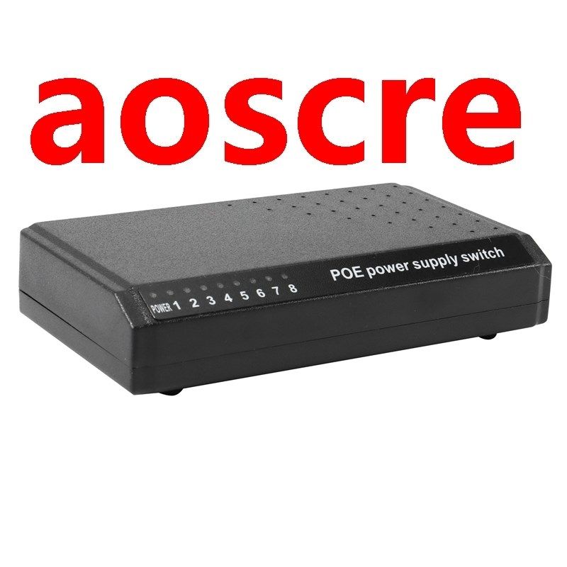 8 Ports 6+2 POE Switch Injector Power over RJ45 Ethernet Wit