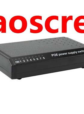 8 Ports 6+2 POE Switch Injector Power over RJ45 Ethernet Wit