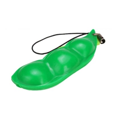 Infinite Squeeze Edamame Stress Relieve Toy Key Chain Key Pe