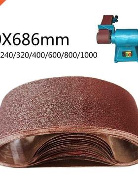 7Pcs/Set Abrasive Sanding Belts Belt 120/240/320/400/600/800