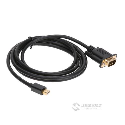1.8m Thunderbt Mini Display Port to VGA Converter Adapter