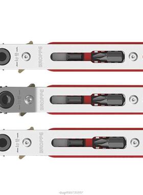 Mini Magnetic Screwdriver Ratchet Wrench Right Angle 1/4&quo