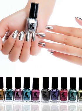 Magic Nail Polish Mirror Effect Chrome Metallic Metal Nail A