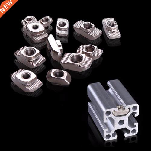10pcs Carbon Steel T-Slot Shape Interior Sliding Nut Block S