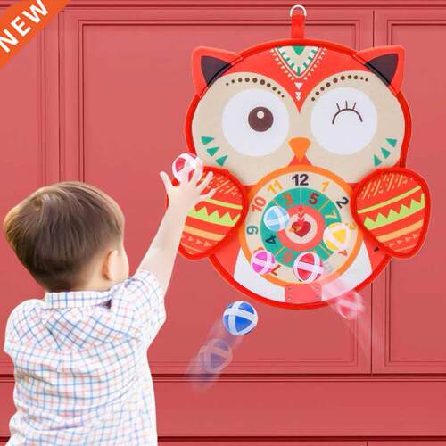 Children's Owl Dart Target Double-sided Shooting Sti