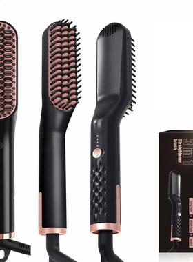 Hair Comb Brush Multifunctional Men Beard Straightener Anti-