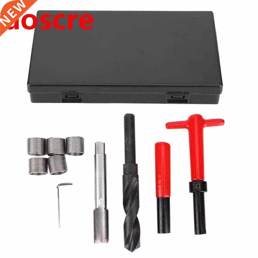 10Pcs/Set Thread Repair Kit Stainless Steel Twisted Drill Wr