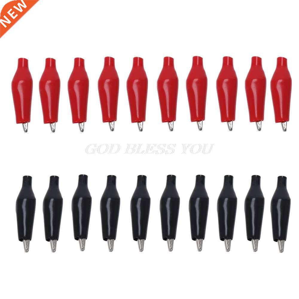 10pcs 35mm Alligator Leads Clip Crocodile De Test Electrical