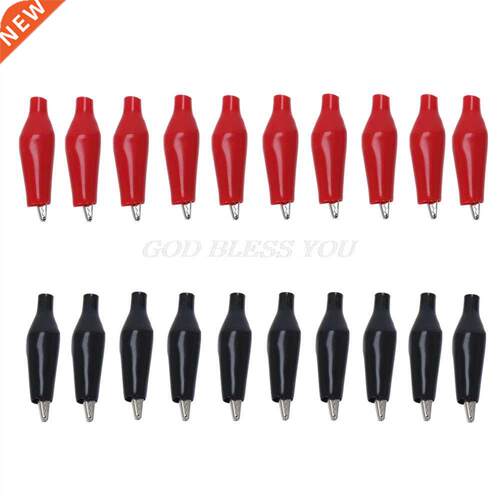 10pcs 35mm Alligator Leads Clip Crocodile De Test Electrical