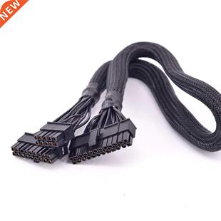24Pin ATX Power Supply Cable 18+10Pin to 20+4 Pin Sleeved fo