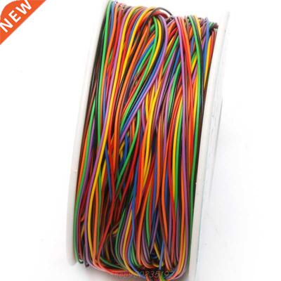 One Roll 8 Colors 0AWG Wire Wrapping Wire, Tinned Copper So