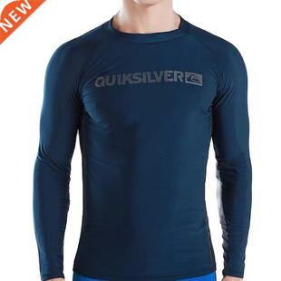 M-6XL UV Protection Lycra Rashguard Men Long Sleeve Swimsuit