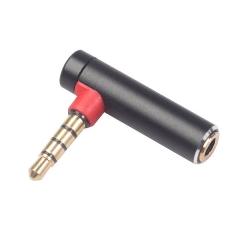 90 Degree Right Angled 3.5MM Male To Female Audio Converter