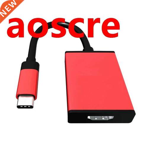 USB C to HDMI-Compatible Adapter 4K HDTV Type C Converter fo