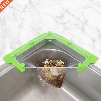 Multifunctional Triangle Drainage Rack Kitchen Sink Leftover