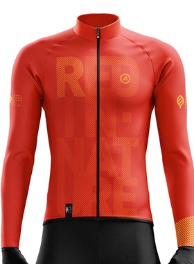 ATIKA Men Cycling Jersey Jacket Winter Autumn Long Sleeve Qu