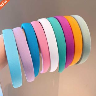 Cute Candy Hairbands Women Simple Girls Sponge New Colors