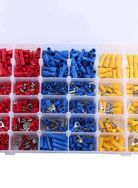 720Pcs Insulated Assorted Electrical Wire Terminal Crimp Con
