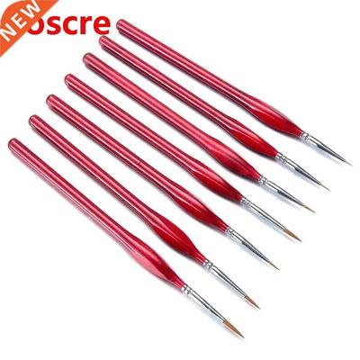7 Peces of Pant Brush Set Trple-cornered Wooden Brush Gou