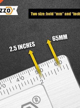 Zezzo® Measuring Tape Clip Stainless Steel Miter Track T