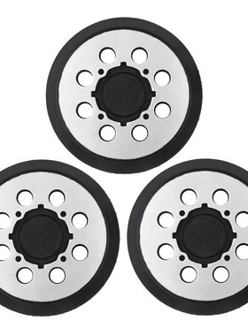 3 Packs Metal 5 Inch 8 Hole Hook & Loop Replacement Sander P
