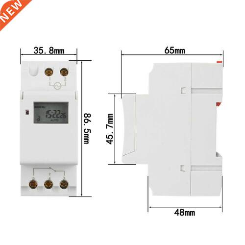 220V Uncharged Din Rail Mount 25(16)A DIGITAL PROGRAMMABLE T