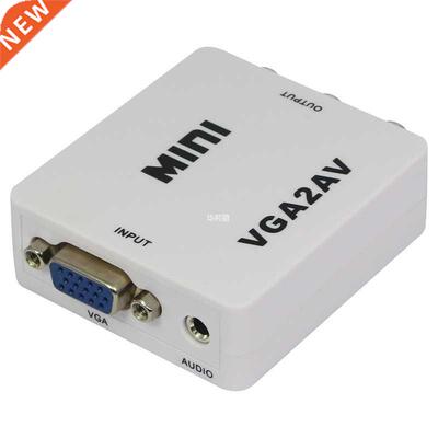 PC to TV converter VGA to AV RCA audio&video converter