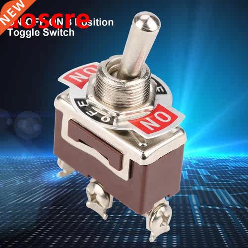 5PCS 1122 Mini Toggle Switch 12mm 3 Pin 3 Position Latching