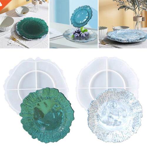 Silicone Resin Cake Holder Tray Mold Fruit Cup Mold Resin Tr