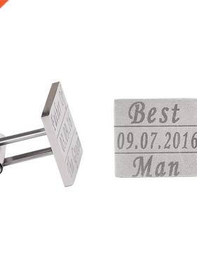 Custom French shirt cuff links for men and women, DIY latti